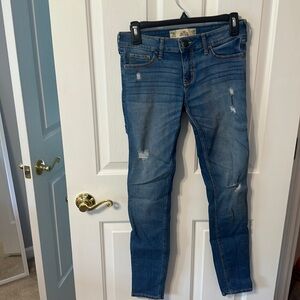 Hollister Distressed Super Skinny Jeans